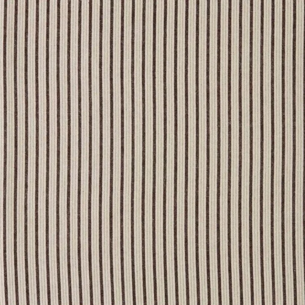 Tetbury Stripe Fabrics - Indian Oak by brown striped cotton fabric from Sanderson