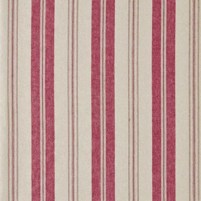 Highgrove Stripe Fabrics - Madder swatch
