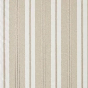 neutral striped cotton fabric from Sanderson