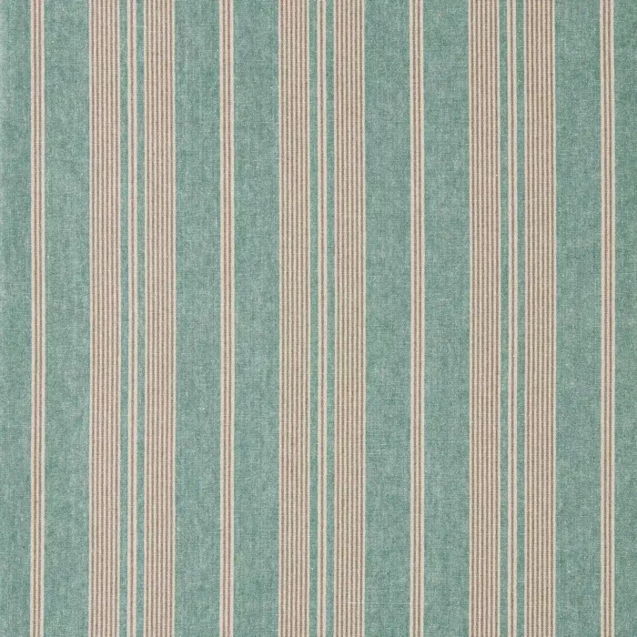 Amberley Stripe Fabrics - Mineral Blue swatch