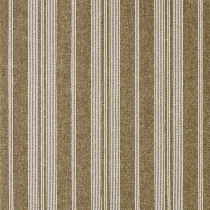 Amberley Stripe Fabrics - Meadow Moss swatch