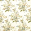 green botanical linen fabric from Sanderson
