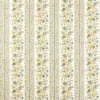 yellow botanical linen fabric from Sanderson