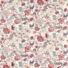 pink botanical cotton fabric from Sanderson