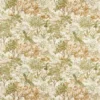 green botanical cotton fabric from Sanderson