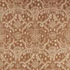 brown traditional printed fabric from Sanderson
