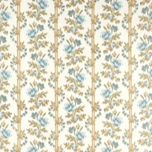 blue botanical printed fabric from Sanderson