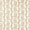 brown botanical printed fabric from Sanderson