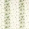 green botanical embroideried fabric from Sanderson