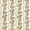 green botanical embroideried fabric from Sanderson