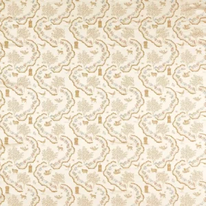 yellow animal woven fabric from Sanderson