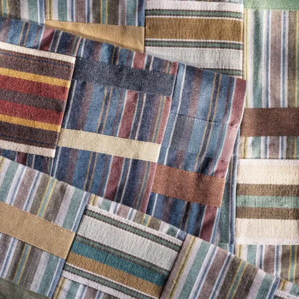 Ewe Cloth Fabric - Russet / Midnight from
