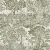 green botanical wallpaper from sanderson