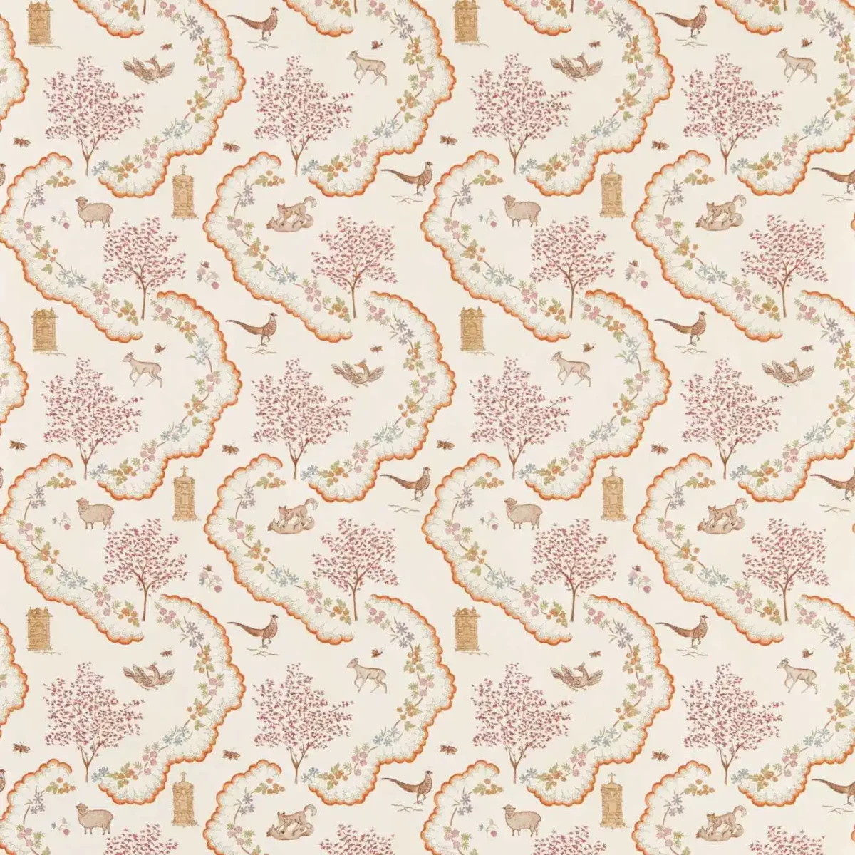 Wildflower Meadow Wallpaper - Maple by red animal wallpaper from sanderson