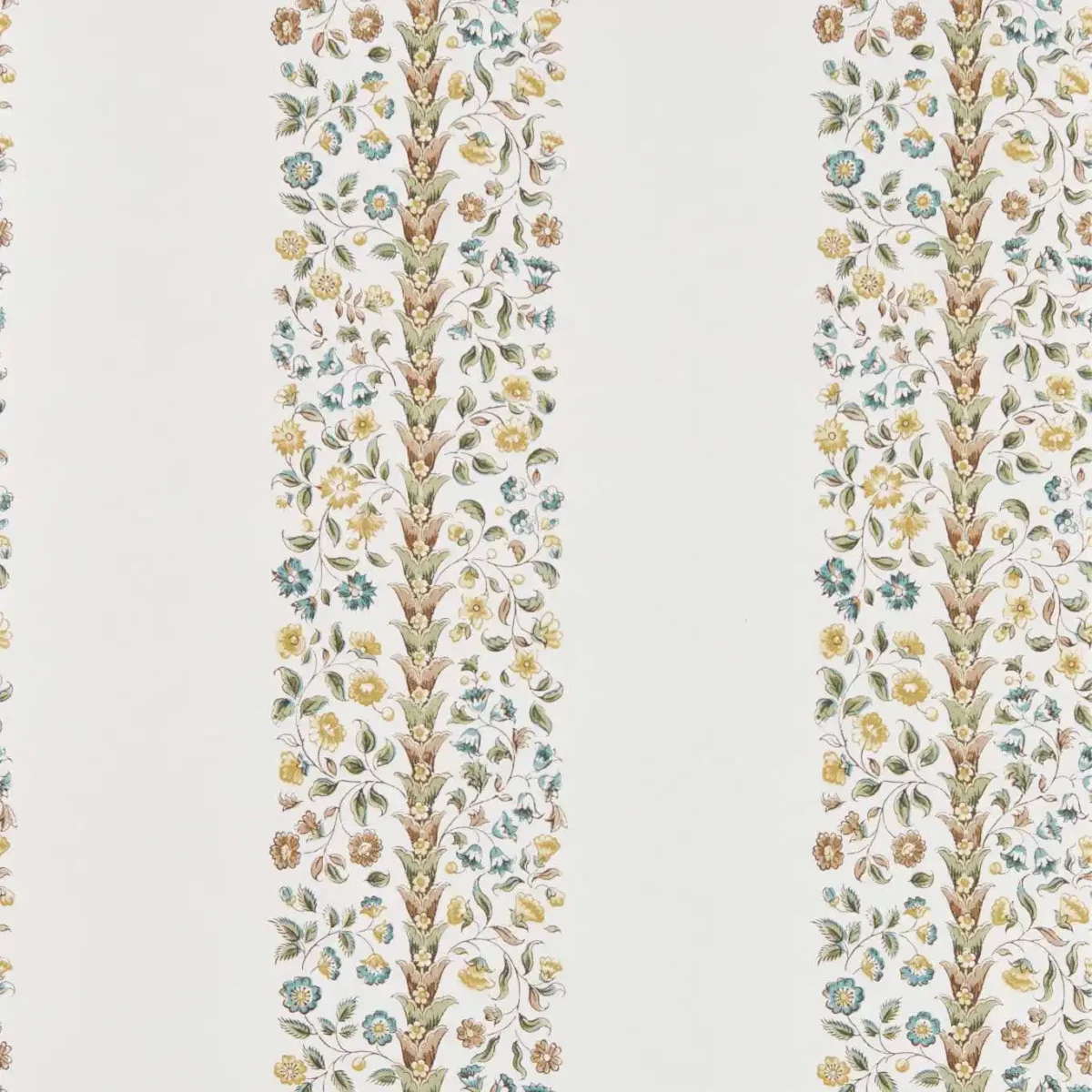 Pergola Wallpaper - Parchment by blue botanical wallpaper from sanderson