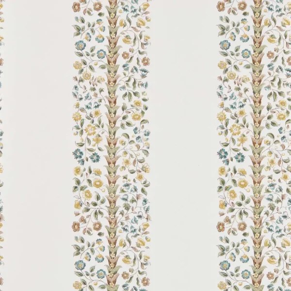 Pergola Wallpaper - Parchment by blue botanical wallpaper from sanderson