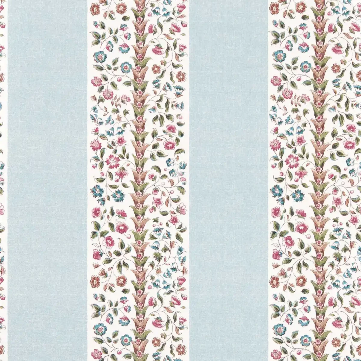 blue botanical wallpaper from sanderson