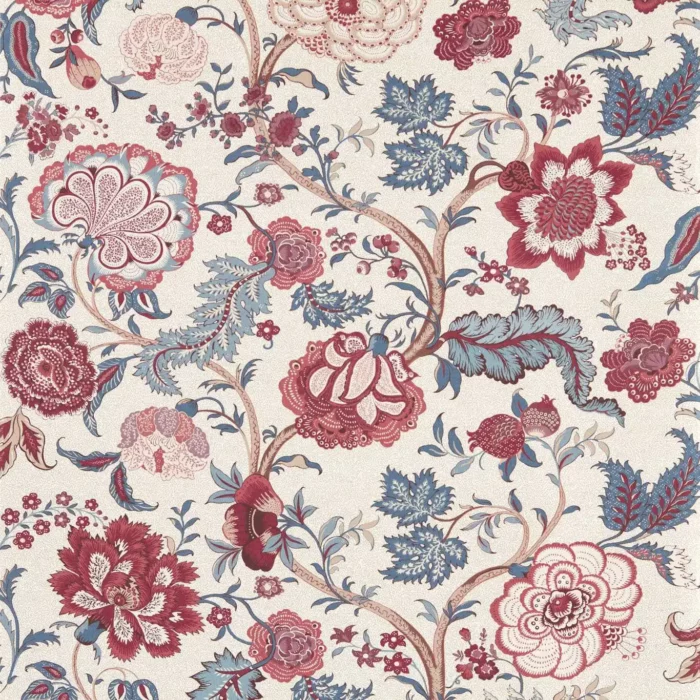 Salisbury Wallpaper - Madder Rose fabric swatch DHIP217488
