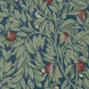 blue botanical wallpaper from sanderson
