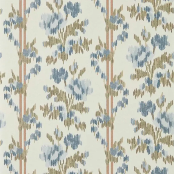 blue botanical wallpaper from sanderson