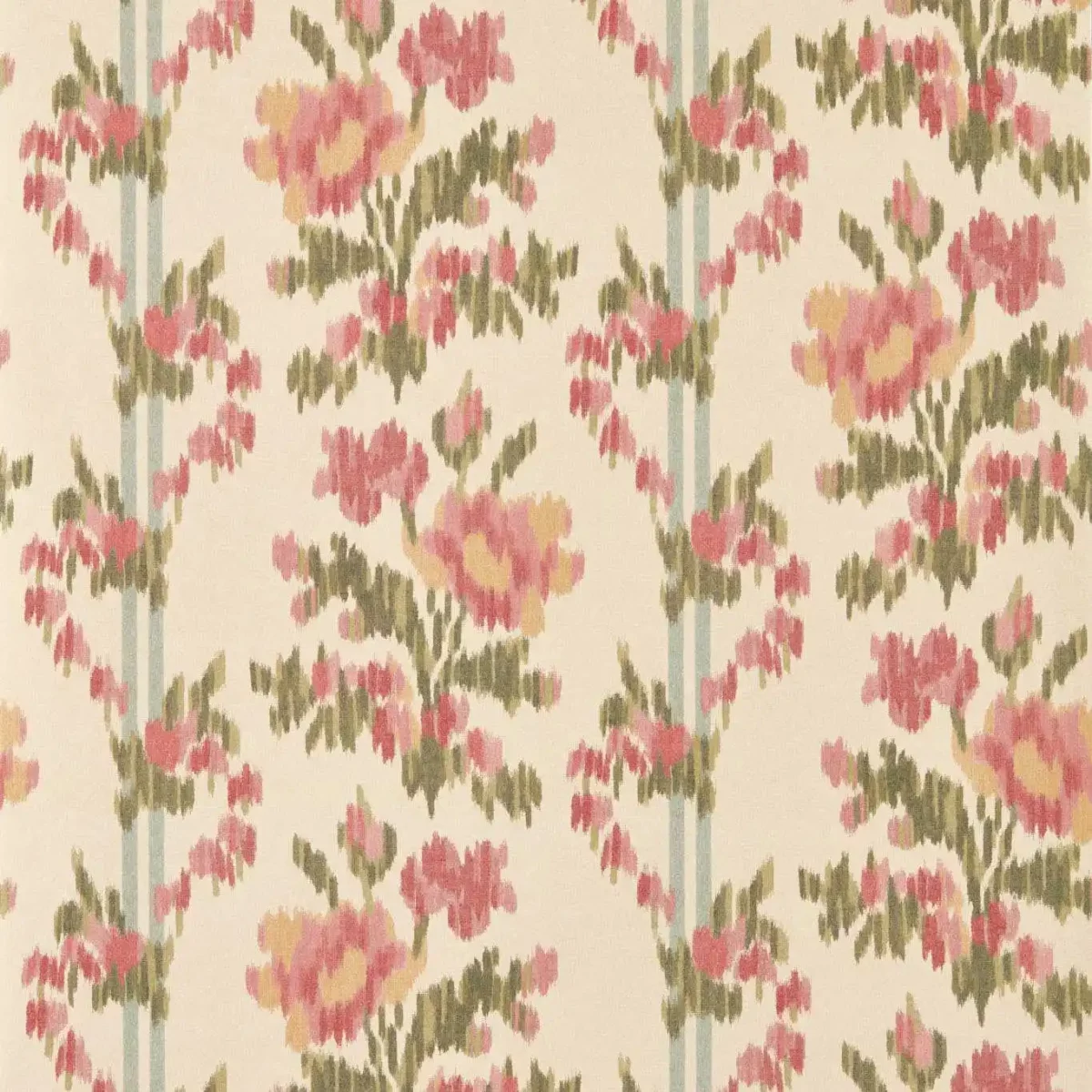 pink botanical wallpaper from sanderson