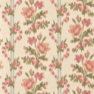 pink botanical wallpaper from sanderson