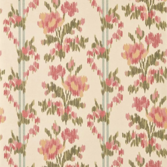 Apothecary Rose Wallpaper - Rose Chintz fabric swatch DHIP217497