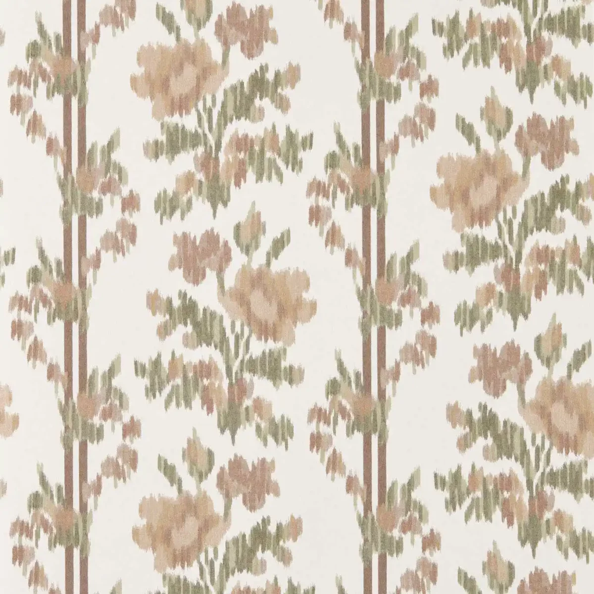 brown botanical wallpaper from sanderson