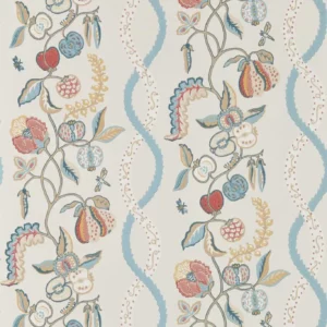 multicolour botanical wallpaper from sanderson