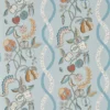 blue botanical wallpaper from sanderson