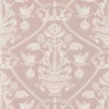 pink traditional wallpaper from sanderson
