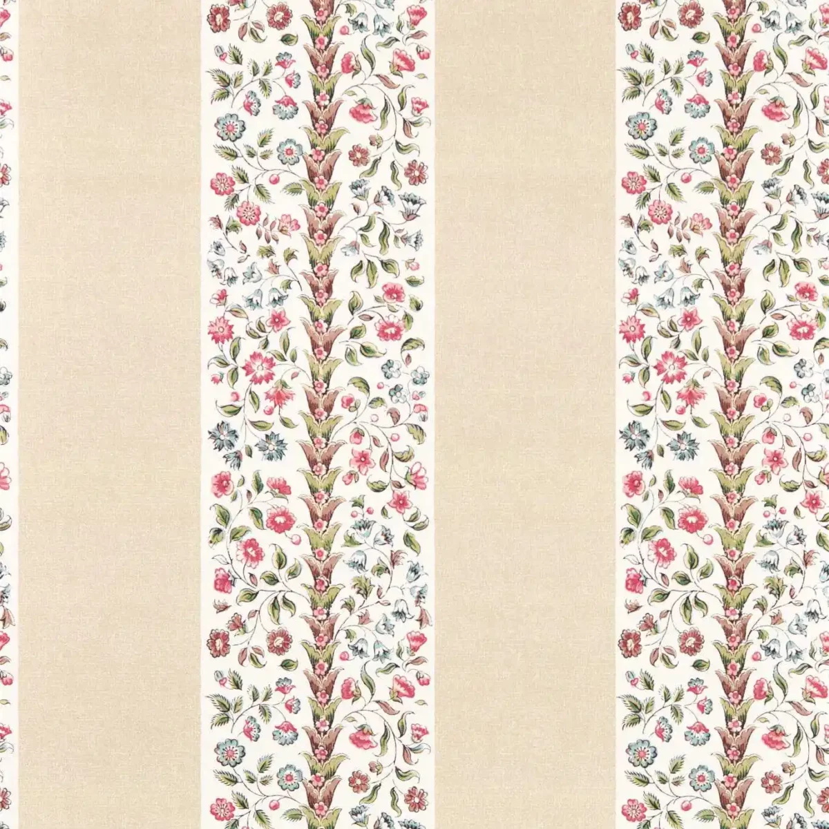 Pergola Stripe Wallpaper - High Tea by pink botanical wallpaper from sanderson