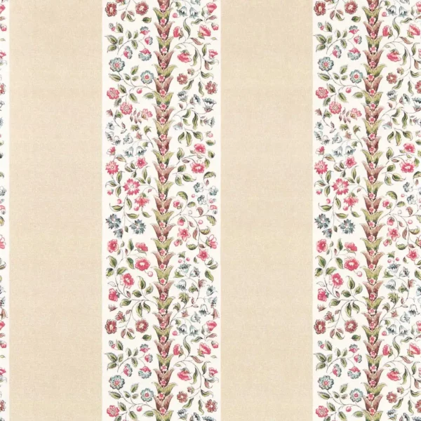 Pergola Stripe Wallpaper - High Tea by pink botanical wallpaper from sanderson