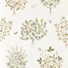 green animal wallpaper from sanderson