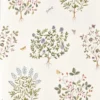 green animal wallpaper from sanderson