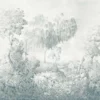 blue botanical wallpaper from sanderson