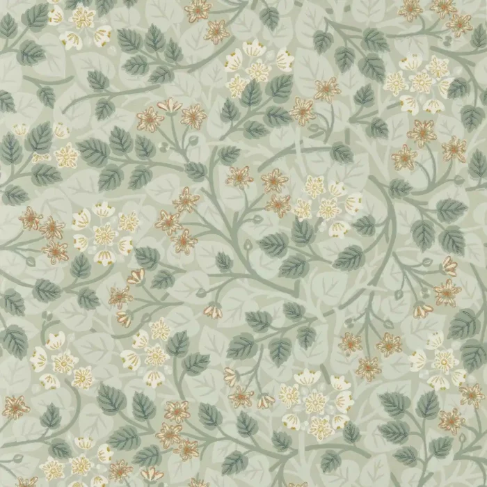 Silver Lime Wallpaper - Nymph fabric swatch DHIP217516