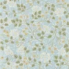 blue botanical wallpaper from sanderson