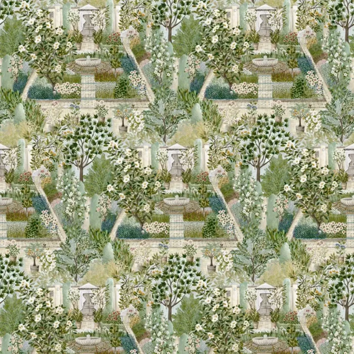 Carpet Garden Wallpaper - Paradise swatch