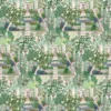 green botanical wallpaper from sanderson