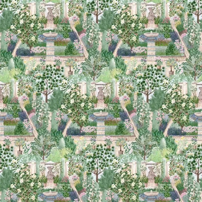 Carpet Garden Wallpaper - Sanctuary swatch