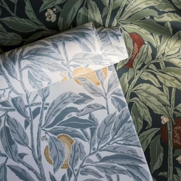 Ancient Apple Orchard Wallpaper - Golden Knot & Sage by Ancient Apple Orchard Wallpaper - Golden Knot & Sage from