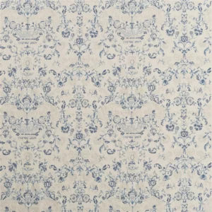 blue traditional embroideried fabric from Ralph Lauren