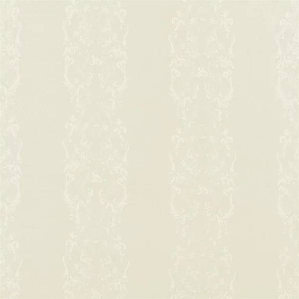 Henrietta Sheer Fabric - White by white striped voile-sheer fabric from Ralph Lauren