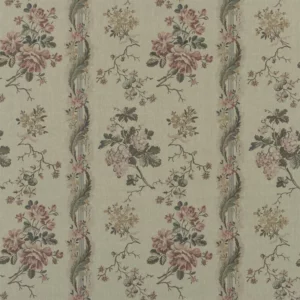 green botanical linen fabric from Ralph Lauren