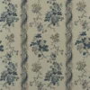 blue botanical linen fabric from Ralph Lauren