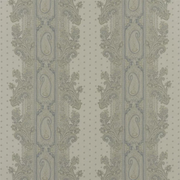 Glenview Paisley Fabric - Lambs Ear by green striped linen fabric from Ralph Lauren