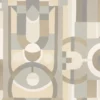 neutral geometric wallpaper from casamance