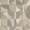 neutral geometric wallpaper from casamance