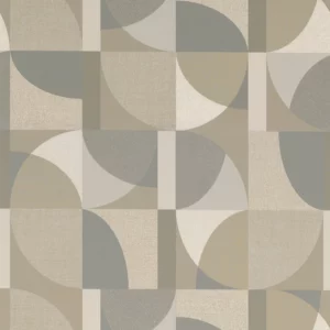 neutral geometric wallpaper from casamance